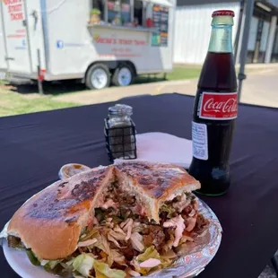 Stop by and try the asada Torta. Super delicious .