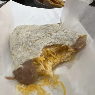 Bean and Cheese Burrito