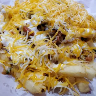 Steak and shrimp fries. DELICIOUS!!