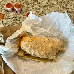 Chorizo, Egg, and Cheese Burrito w/pico