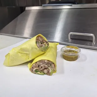 Asada burrito