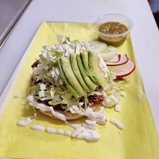 Sope de pollo abodabo - Mexican style bbq