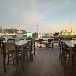 a view of a baseball field