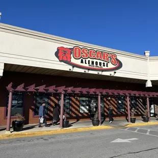 The front of the restaurant