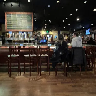 people sitting at the bar