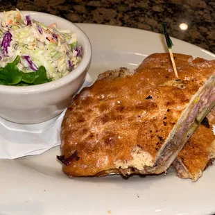 Cuban with coleslaw