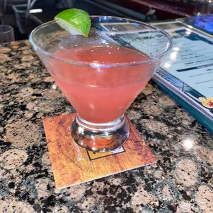 Raspberry martini.....