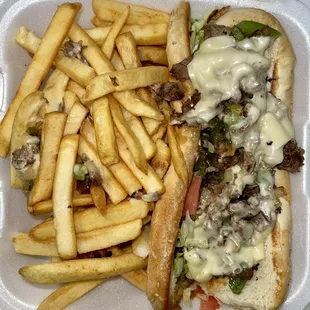 philly steak sub deluxe