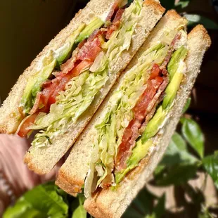 BLT with avocado added