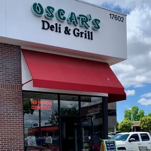 the outside of the restaurant