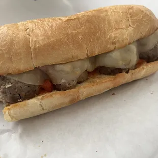 Ice cold meatball sub.