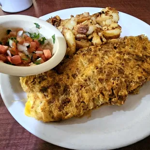 Chorizo Omelet was to die for!