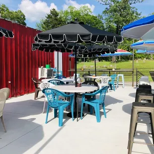 Nice new additional outdoor seating