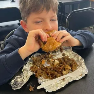 Barbecue Pork Sandwich