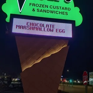 outside