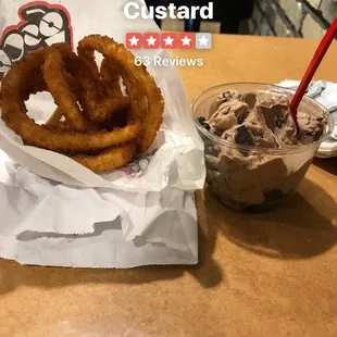 Great rings and "death by chocolate " flavor of the day!