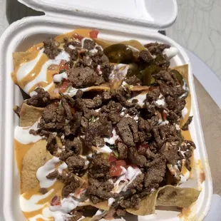 It was okay. Not worth $13. Stingy on the meat and they use nacho cheese instead of real shredded cheese.
