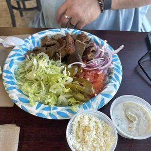 Euros 22. Gyros Platter