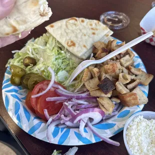 23. Chicken Gyros Platter