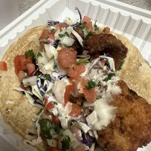 Fish taco that tasted like chicken