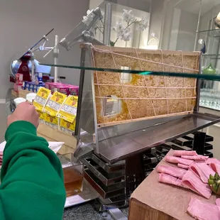 Fresh Honey at the Charcooterie Station! 10 Stars! If you give this restaurant less than 5 Stars you're a monster.