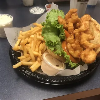 Po-Boy Shrimp Sandwich