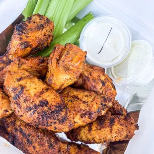 Buffalo charbuffed Wings