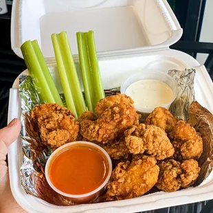 Naked boneless wings