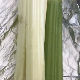 Celery with brown ends.