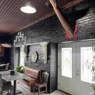 Interior of dining room