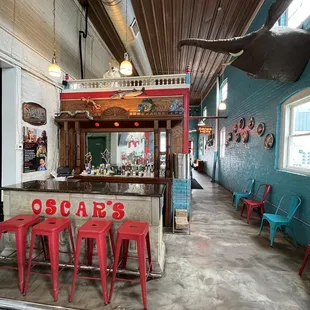 Interior of the restaurant