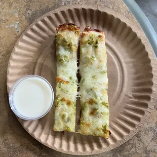 Jalapeño Breadsticks w/ Queso Cheese