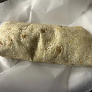 Bean and cheese burrito