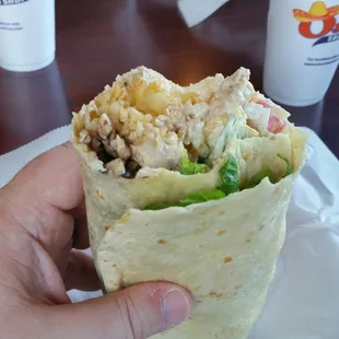 Grande Cali Burrito with chicken