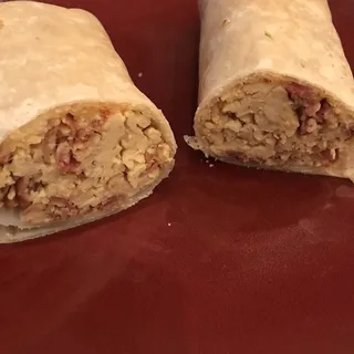 Bacon, Egg, Cheese Burrito Breakfast