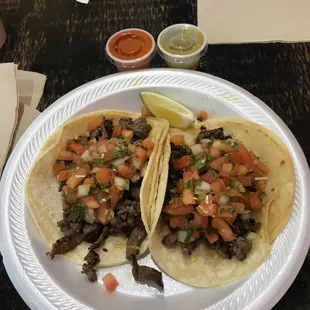 Tacos carne asada