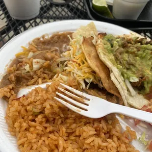 #2. Any 2 Pieces Tacos Combo Plate