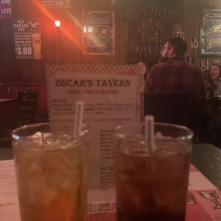 Jameson and ginger ale and Jameson and coke