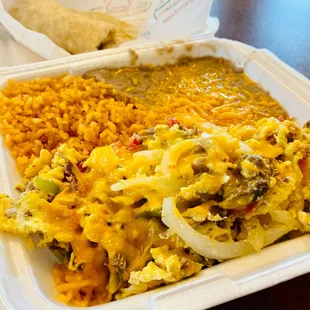 Beef Machata breakfast plate