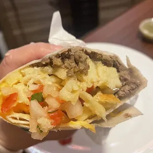 French fries burrito aka California burrito