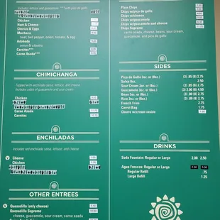Menu part iii as of 2/17/22