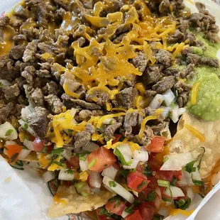 Carne asada nachos