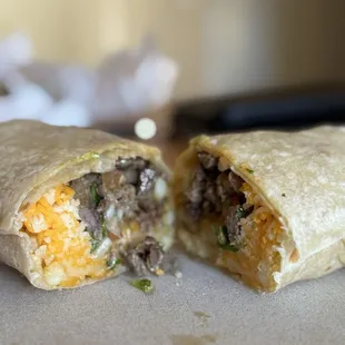California Burrito with carne asada