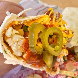 Kalifornia burrito with carnitas