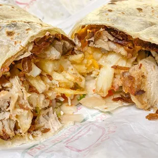 California Burrito with carnitas
