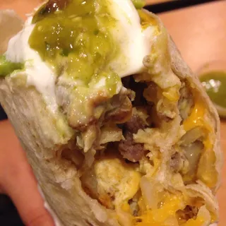 Carne Asada Breakfast Burrito