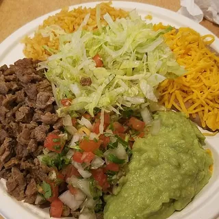 Carne Asada Combo Plate