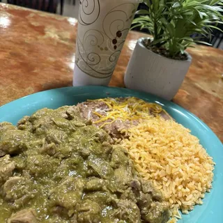 Chile Verde Combo Plate
