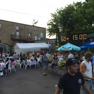 The Patio at Osceola Lanes is a great spot for reunions, birthdays, corporate outings and any other large event