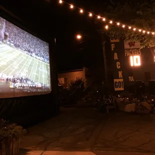 Come check out the 25' big screen during night games!